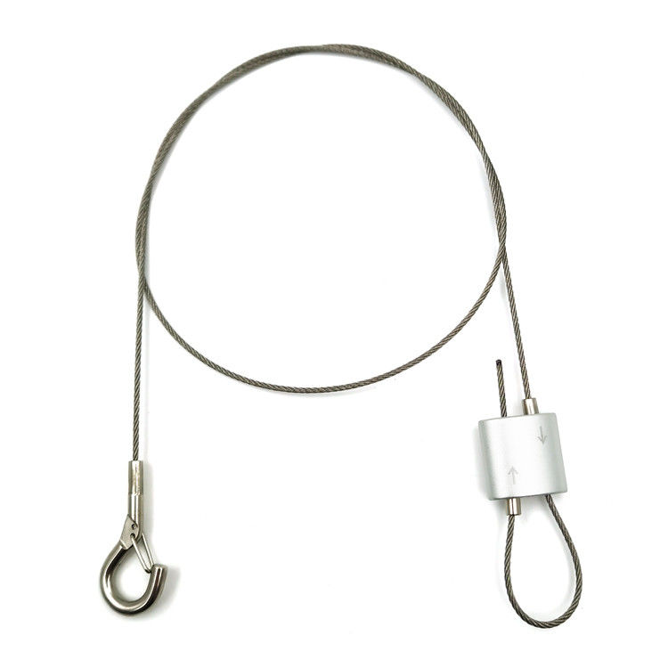 Kit de suspensión para altavoz colgante, cable de seguridad con agarre de bucle para altavoz de techo montado en el techo, para colgar luces, cerraduras, cámaras, altavoces de bricolaje en el vestíbulo, bar, exposición, tienda