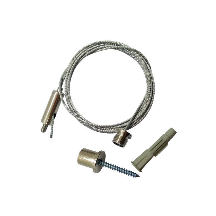 Kit de iluminación de suspensión de cable de acero inoxidable para techo de caída