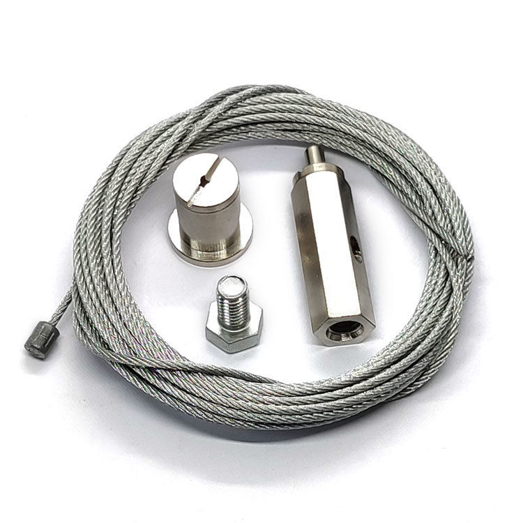 Kit de suspensión de iluminación LED de acero inoxidable para lámparas de panel