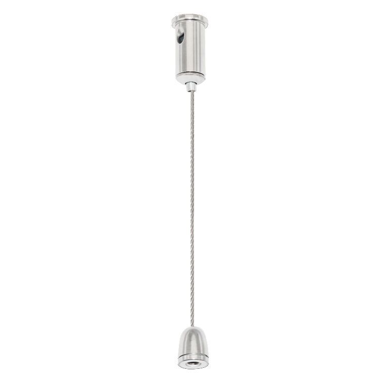 Venta al por mayor directa de fábrica, pinza para cable de acero, herraje para colgar lámparas, accesorio de elevación de seguridad ajustable