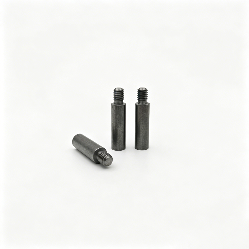 Acero de alta precisión personalizado de cabeza única roscado cilindrico Clevis pin ranura con ranura de fijación industrial cónica