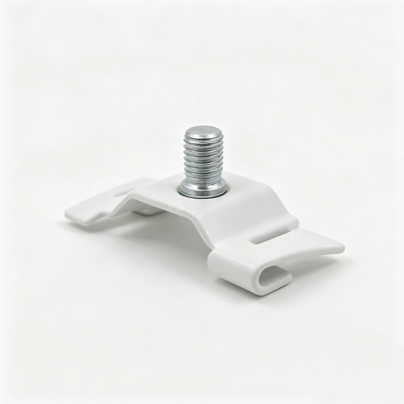 M6 Thread Oblong T Bar Clip Suspensión de latón Accesorio de caída de techo de la pista ligera de cable de cable de cable de cable de gestión