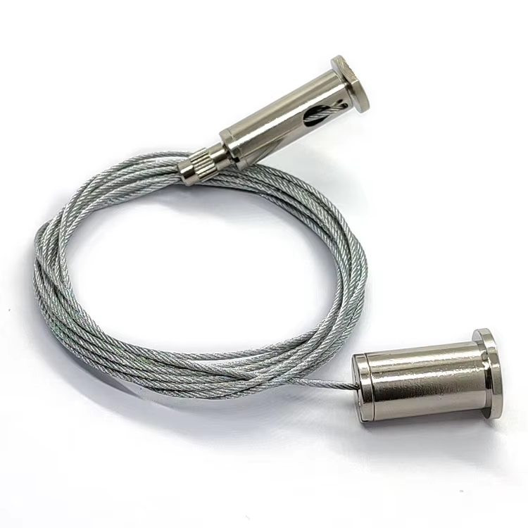 Lámparas LED personalizadas Hardware Iluminación de techo Cables colgantes Agarrador de cable pequeño Accesorio para panel de luz de interior