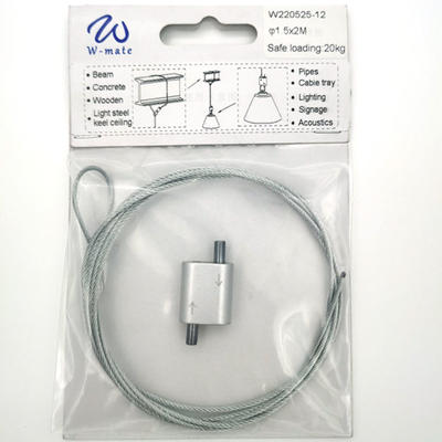 Agarrador de colocación del cable de la cremallera con el sistema de iluminación catenario del enlace de la cerradura rápida
