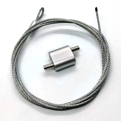 Accesorios colgantes de la ejecución de UrbanTrapeze del panel del hardware del techo de la muestra del alambre de la bandera resistente del agarrador