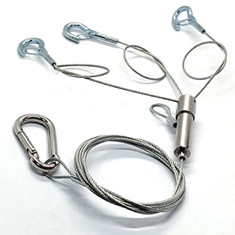 Kit de suspensión de cuerda de alambre Sistema de suspensión de flores ajustable