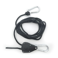 Suspensión de cuerda ajustable resistente de 1/4 1/8 pulgadas para Led Grow Light Grow Tent Room