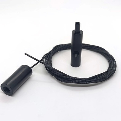 Kit de suspensión de pinza de cable de iluminación de cadena con pinza de cable para luces de panel LED