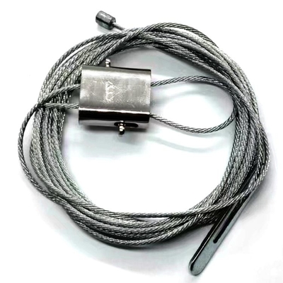 Iluminación de latón de alambre ajustable de la cuerda de agarre para el cable con bucles