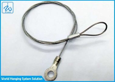 Honda de encargo de la cuerda de alambre de la cabeza de lazo 1x19 para suspender el sistema