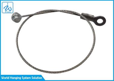 Acollador galvanizado de la cuerda de alambre con la colocación de extremo del ojeteador para la luz de techo colgante