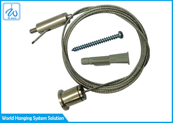 Hardware colgante del cable del precio competitivo 8/32 acoplador de cobre amarillo del techo