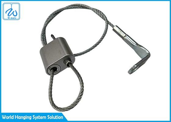 Agarra con seguridad 5/64 ″ y 3/32 cable de los aviones del ″ en un agarrador de colocación