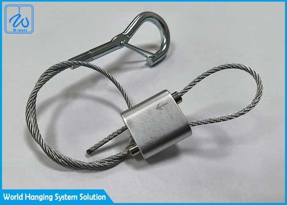 Gancho y cable de lazo con el agarrador para apoyar sísmico u otros servicios suspendidos