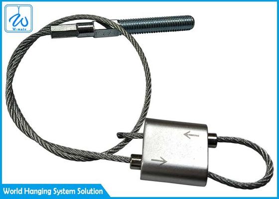 Equipos creativos de la terminación del perno de Designable por la abrazadera de acero del lazo del cable