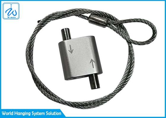 Cerradura de cobre amarillo ajustable del lazo del cable para la cuerda de alambre de acero