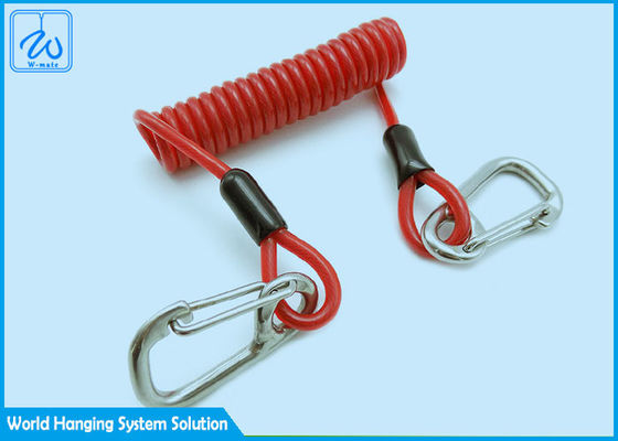 La herramienta Lanyard With Safe Spring Hook de la primavera para la seguridad de la altura cayó objetos
