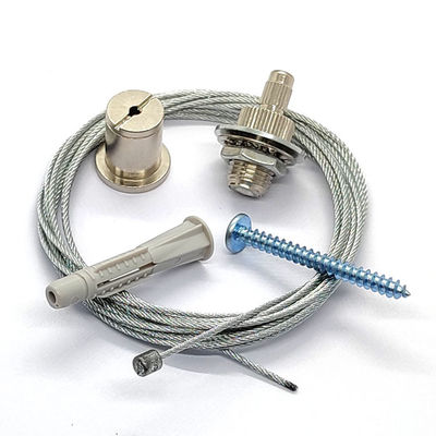 Cuerda de alambre de acero inoxidable de la abrazadera de cuerda de Kit With Cable Gripper Wire de la suspensión del aire