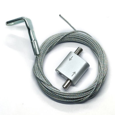 Agarrador de colocación bidireccional de aluminio para el LED que enciende el sistema de la ejecución del cable