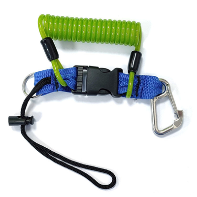 Primavera pesquera retractable Lanyard Belt de Rod Safety Lanyard Webbing Tool