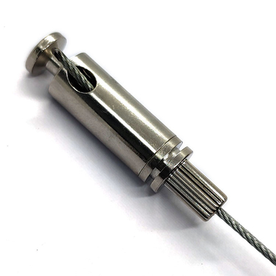 Agarrador de acero inoxidable del cable con la nuez de Griplock para la luz de techo llevada